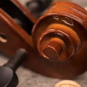 dettaglio ricciolo violino